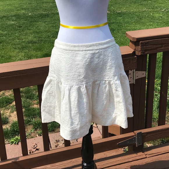 J. Crew Dresses & Skirts - J. Crew Matelasse Drop Waist Embossed Cotton Skirt